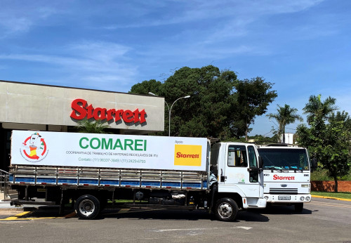 Desenvolvimento da comunidade local e ações sustentáveis são objetivos da parceria entre Starrett e COMAREI