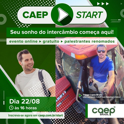 CAEP Brasil promove o maior evento online de intercâmbio no agro